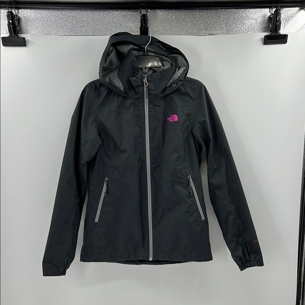The North Face Women's Resolve Plus Hooded Jacket - Asphalt Gray - Small